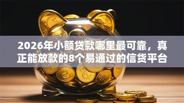 2026年小额贷款哪里最可靠，真正能放款的8个易通过的信货平台推荐