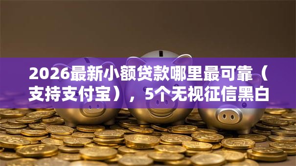 2026最新小额贷款哪里最可靠（支持支付宝），5个无视征信黑白户秒下款的贷款无私分享