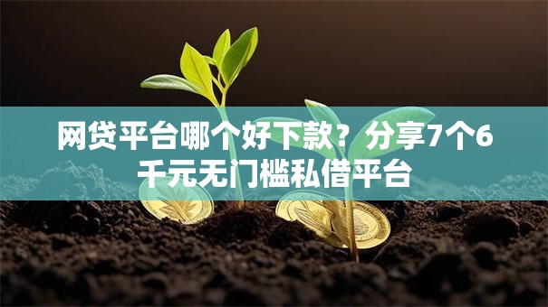 网贷平台哪个好下款？分享7个6千元无门槛私借平台