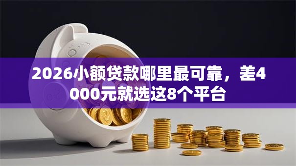 2026小额贷款哪里最可靠，差4000元就选这8个平台