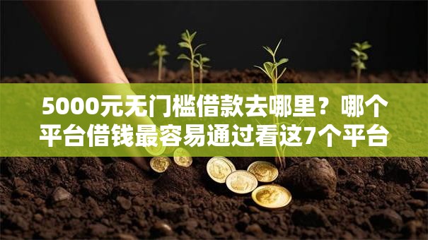 5000元无门槛借款去哪里？哪个平台借钱最容易通过看这7个平台