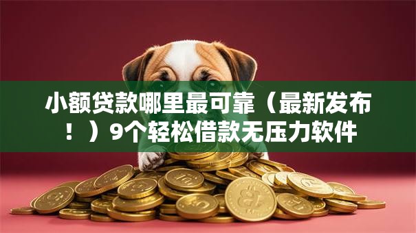 小额贷款哪里最可靠（最新发布！）9个轻松借款无压力软件