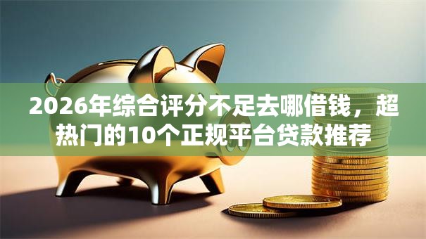 2026年综合评分不足去哪借钱，超热门的10个正规平台贷款推荐