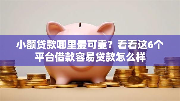 小额贷款哪里最可靠?看看这6个平台借款容易贷款怎么样 小额贷款哪里最可靠?看看这6个平台借款容易贷款怎么样