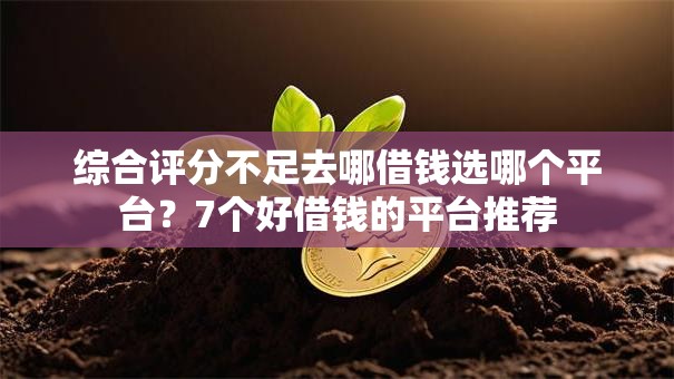 综合评分不足去哪借钱选哪个平台?7个好借钱的平台推荐 综合评分不足去哪借钱选哪个平台?7个好借钱的平台推荐