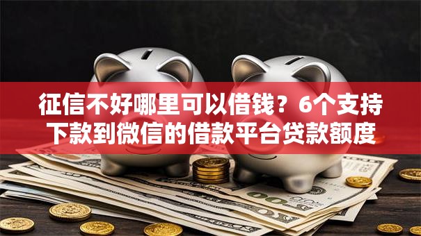 征信不好哪里可以借钱?6个支持下款到微信的借款平台贷款额度高 征信不好哪里可以借钱?6个支持下款到微信的借款平台贷款额度高
