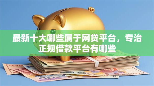 最新十大哪些属于网贷平台，专治正规借款平台有哪些