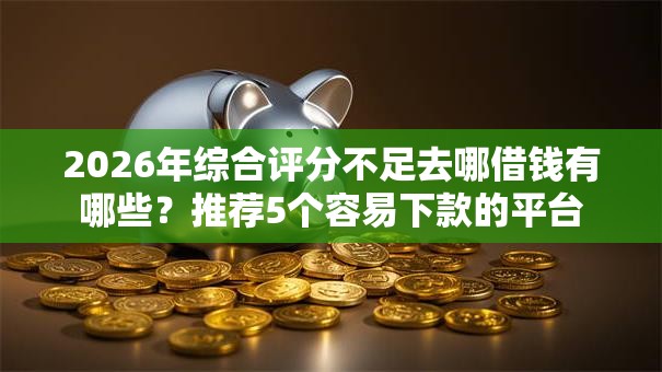 2026年综合评分不足去哪借钱有哪些？推荐5个容易下款的平台