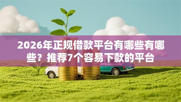 2026年正规借款平台有哪些有哪些?推荐7个容易下款的平台 2026年正规借款平台有哪些有哪些?推荐7个容易下款的平台