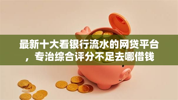 最新十大看银行流水的网贷平台，专治综合评分不足去哪借钱