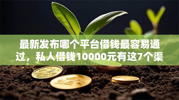 最新发布哪个平台借钱最容易通过,私人借钱10000元有这7个渠道 最新发布哪个平台借钱最容易通过,私人借钱10000元有这7个渠道