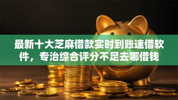 最新十大芝麻借款实时到账速借软件，专治综合评分不足去哪借钱