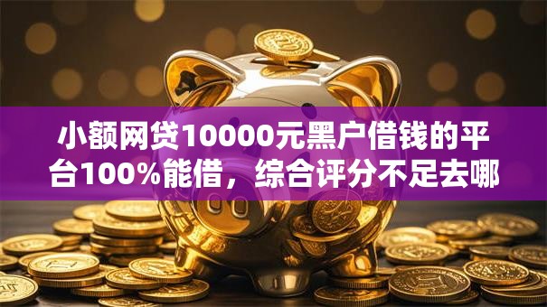 小额网贷10000元黑户借钱的平台100%能借，综合评分不足去哪借钱的6个平台介绍