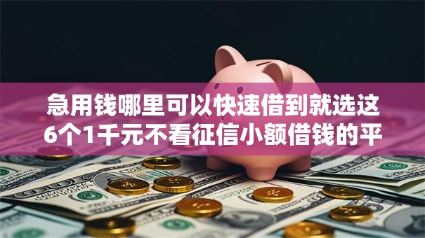 急用钱哪里可以快速借到就选这6个1千元不看征信小额借钱的平台 急用钱哪里可以快速借到就选这6个1千元不看征信小额借钱的平台