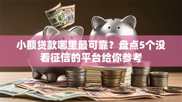 小额贷款哪里最可靠？盘点5个没看征信的平台给你参考