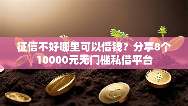 征信不好哪里可以借钱?分享8个10000元无门槛私借平台 征信不好哪里可以借钱?分享8个10000元无门槛私借平台