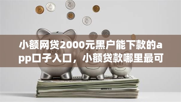 小额网贷2000元黑户能下款的app口子入口，小额贷款哪里最可靠的7个平台介绍