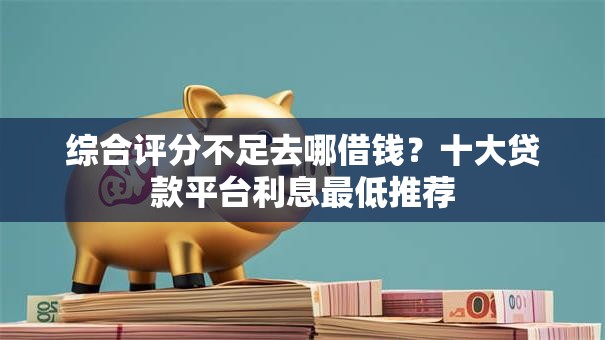 综合评分不足去哪借钱？十大贷款平台利息最低推荐
