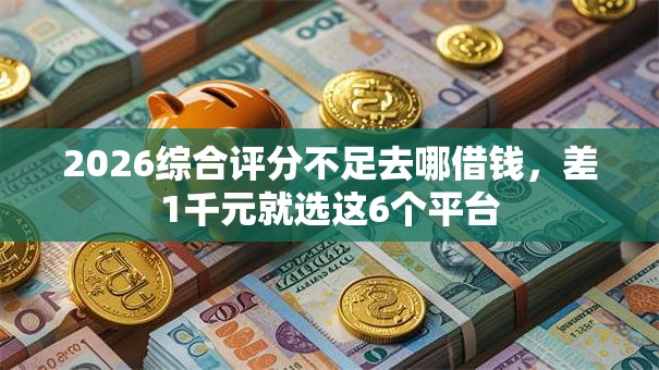 2026综合评分不足去哪借钱,差1千元就选这6个平台 2026综合评分不足去哪借钱,差1千元就选这6个平台