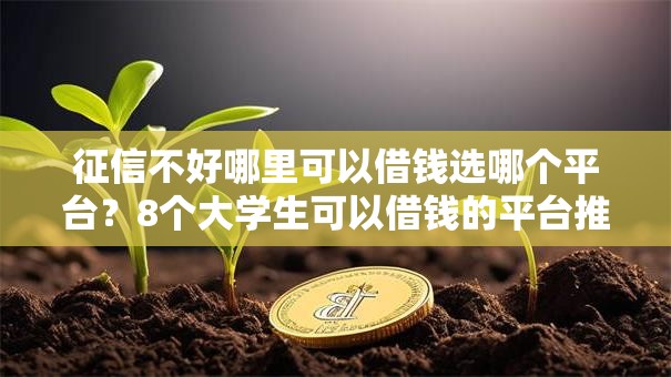 征信不好哪里可以借钱选哪个平台?8个大学生可以借钱的平台推荐 征信不好哪里可以借钱选哪个平台?8个大学生可以借钱的平台推荐