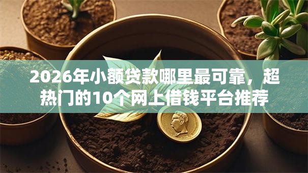 2026年小额贷款哪里最可靠，超热门的10个网上借钱平台推荐