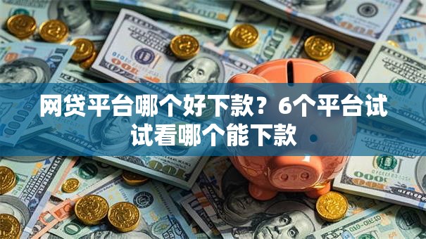 网贷平台哪个好下款？6个平台试试看哪个能下款