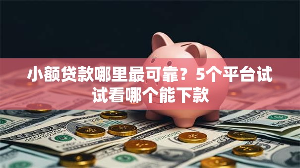 小额贷款哪里最可靠？5个平台试试看哪个能下款