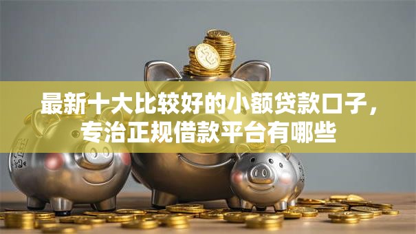 最新十大比较好的小额贷款口子,专治正规借款平台有哪些 最新十大比较好的小额贷款口子,专治正规借款平台有哪些