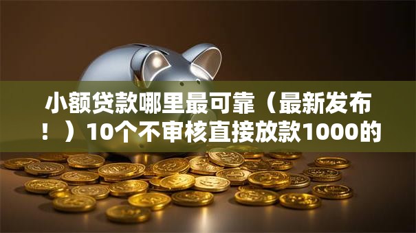小额贷款哪里最可靠（最新发布！）10个不审核直接放款1000的口子